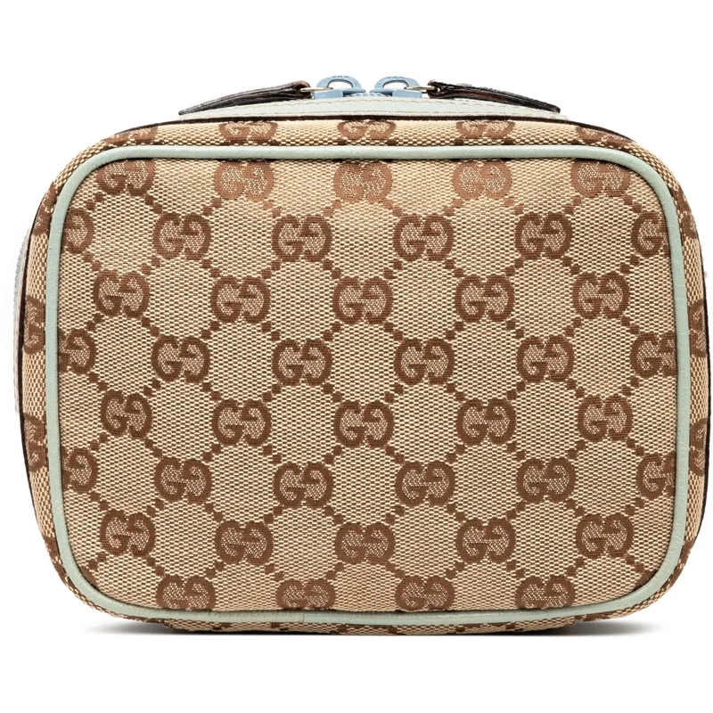 Gucci Geldbörse GG Canvas Pouch braun