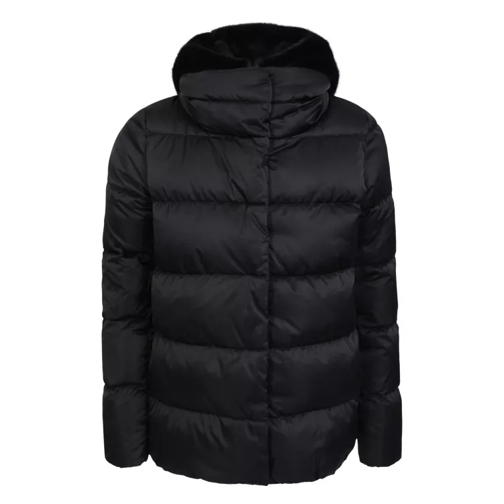 Herno Short Black Down Jacket Black Daunenjacken