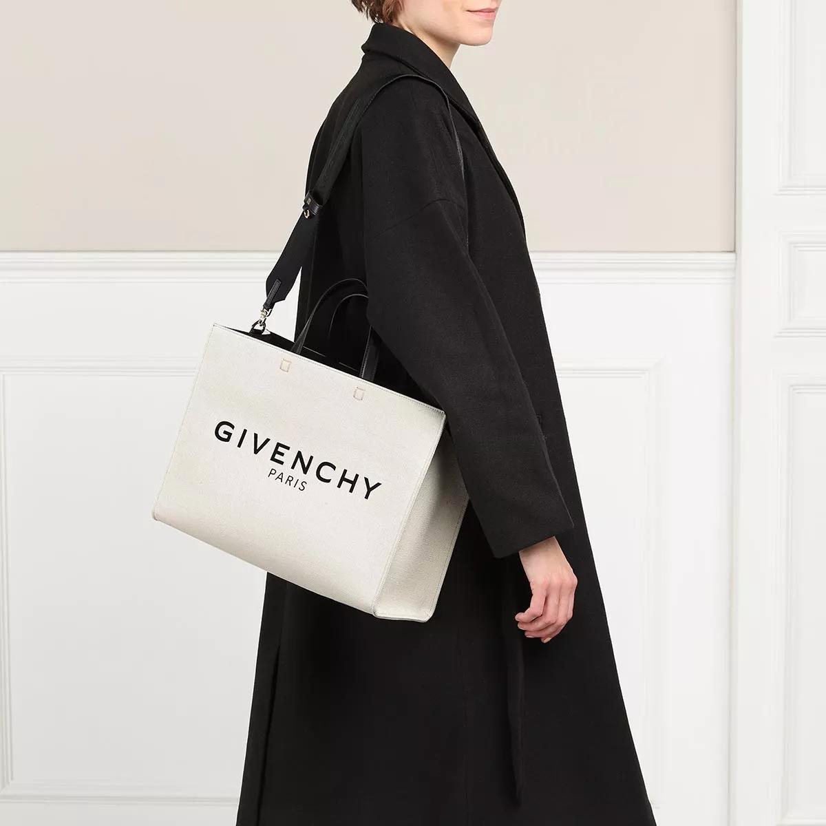 Shop GIVENCHY 2024 SS Medium g-tote shopping bag in leather  (BB50WPB1Y6-001) by EMito