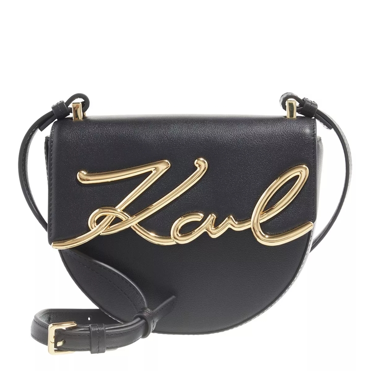 Karl lagerfeld signature bag black hot sale