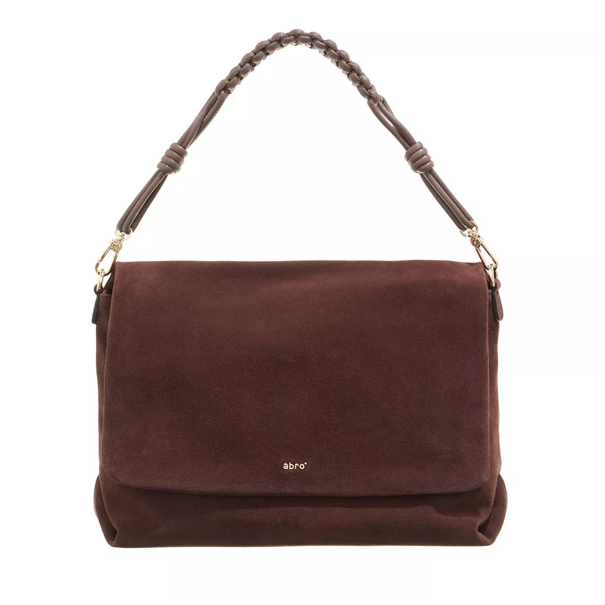 Abro Hobo Bag - Umhängetasche Poppy/ Wood - Gr. unisize - in Braun - für Damen