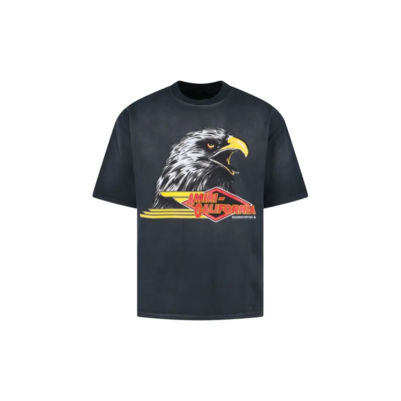 Amiri T-shirt "Eagle" T-Shirt Black Black