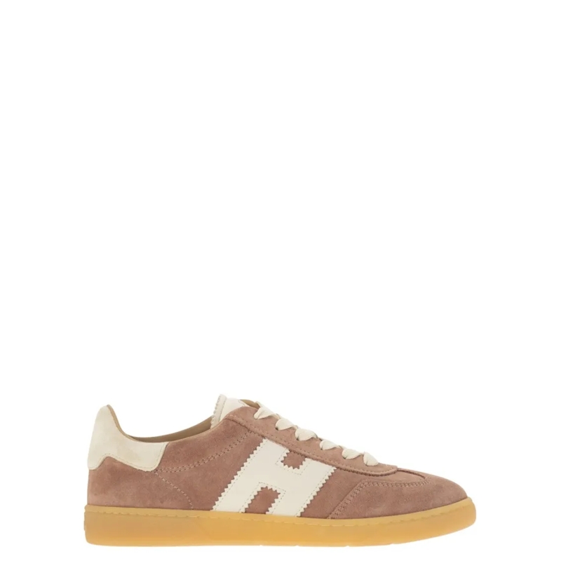 Hogan Lage-top sneaker Retro-Inspired Suede Sneakers With Nappa Leather A Pink