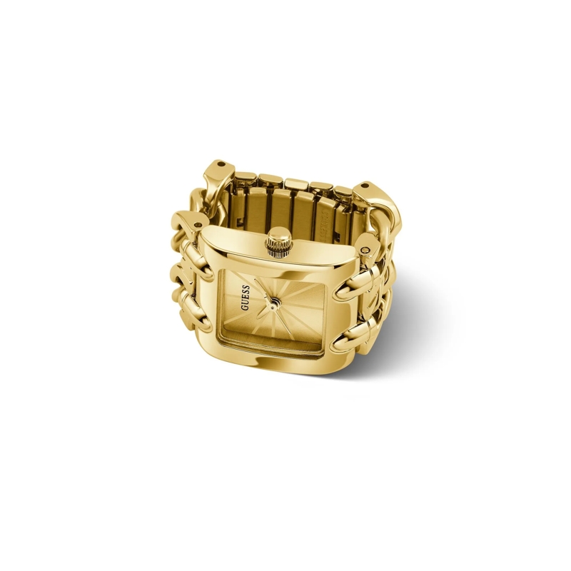Guess Quarzuhr Quarz-Analoguhr Mod Heavy Metal gold