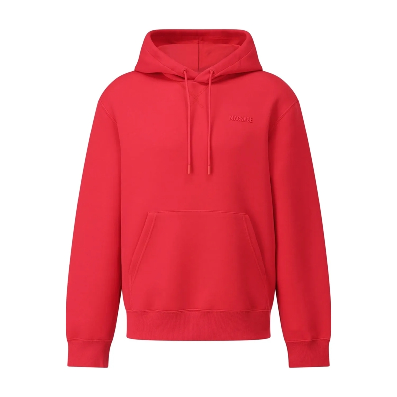 Mackage Sweat-shirt Hoodie Krystian mit Logo Rot