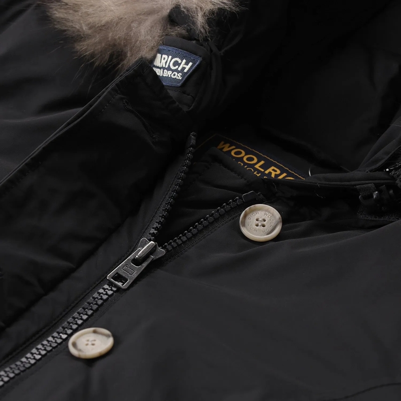 Woolrich  Parka Arctic Racoon mit Daunen schwarz(Image 4)