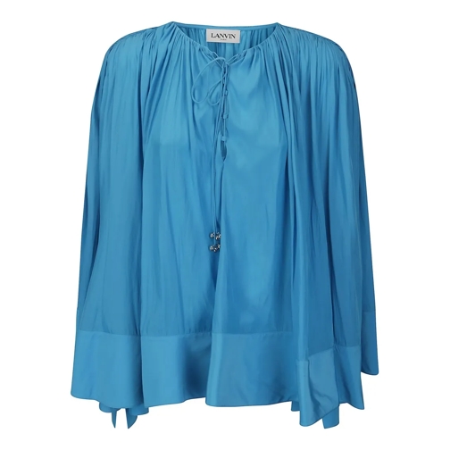 Lanvin Blusen Light Blue Blouse Blue