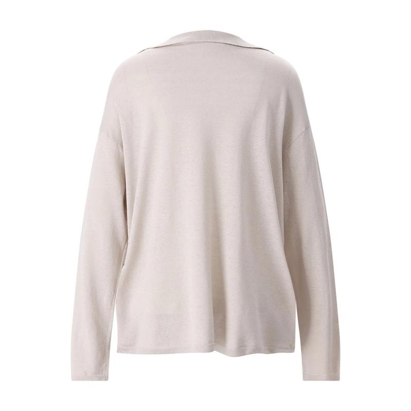 Sminfinity T-Shirt Longsleeve aus Seide & Leinen beige(Image 2)