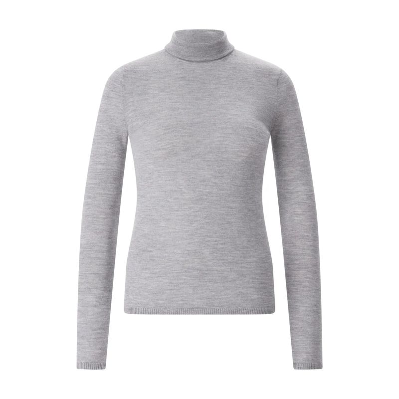 Gabriela Hearst Pullover Rollkragenpullover Costa aus Kaschmir & Seide Grau