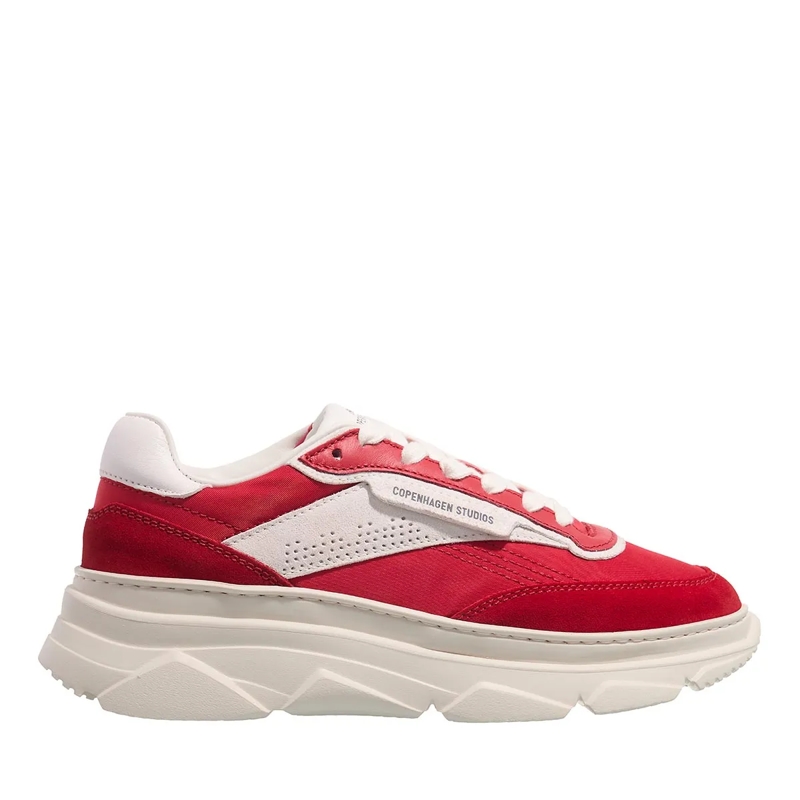 Copenhagen Low-Top-Sneaker CPH56 Material Mix Red
