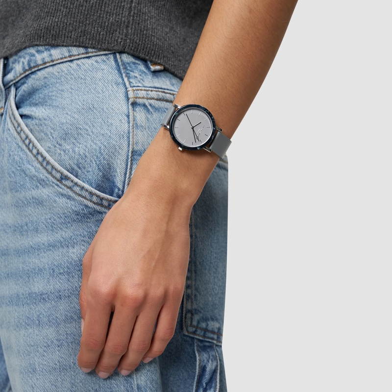 Liebeskind Berlin Quarzuhr Edelstahl Acetat Chic grau(Image 2)