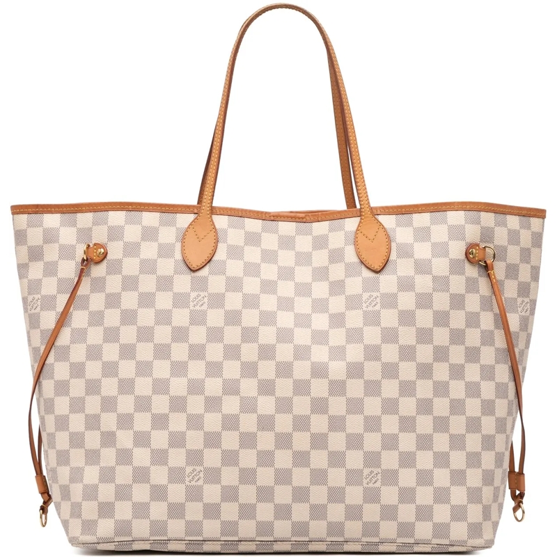 Louis Vuitton Shopper Damier Azur Neverfull GM weiß