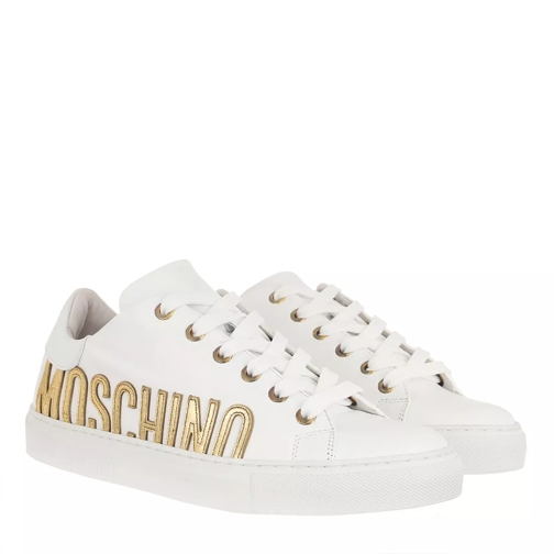 Moschino Logo Sneaker Oro scarpa da ginnastica bassa