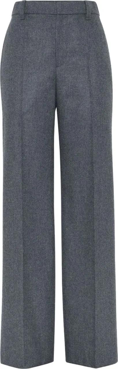 Thumbnail - Brunello Cucinelli - Wide-Leg Tailored Trousers With Front Pleats - Größe 44 - bunt