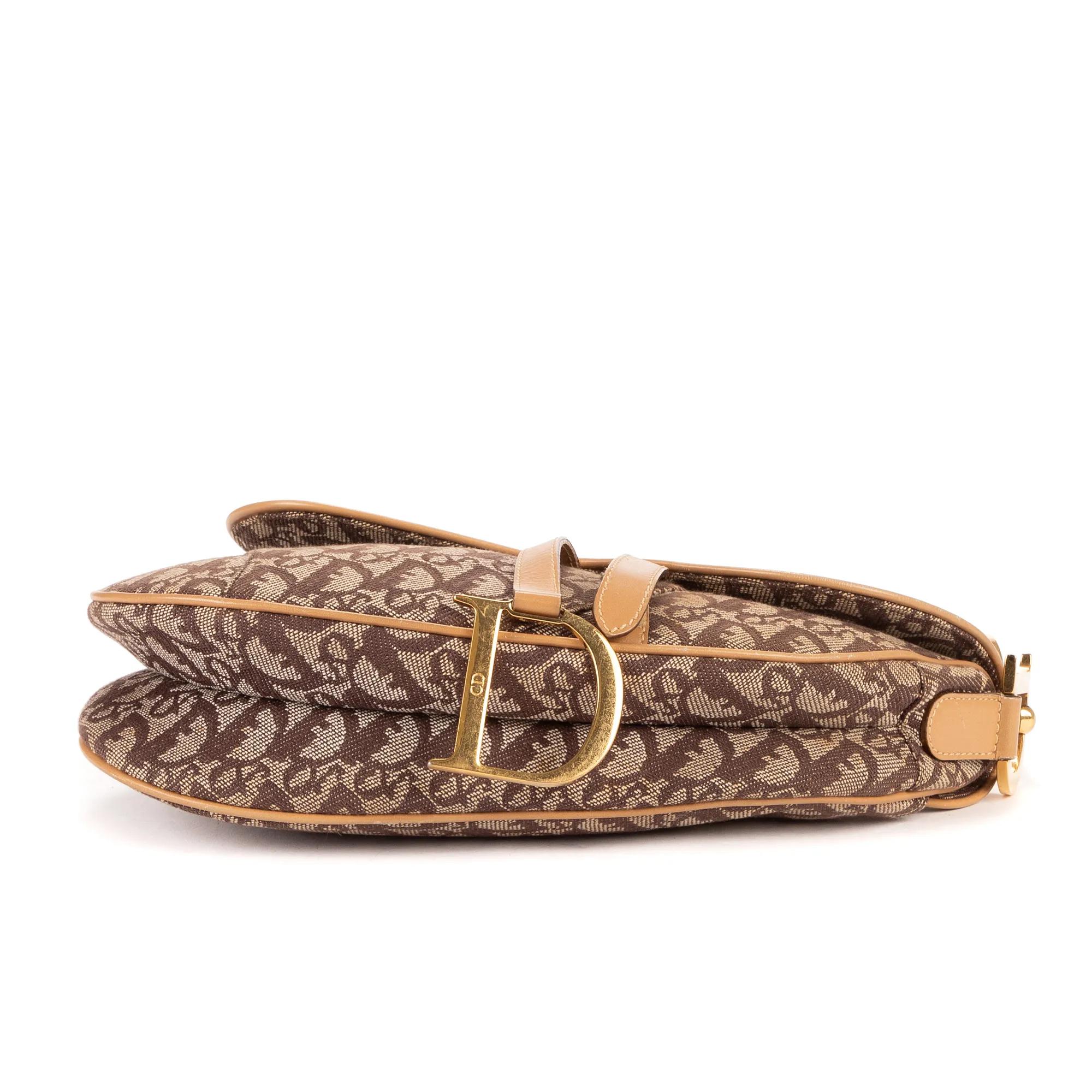 Thumbnail - Christian Dior Crossbody Bags - Saddle Oblique - Gr. unisize - in Braun - für Damen