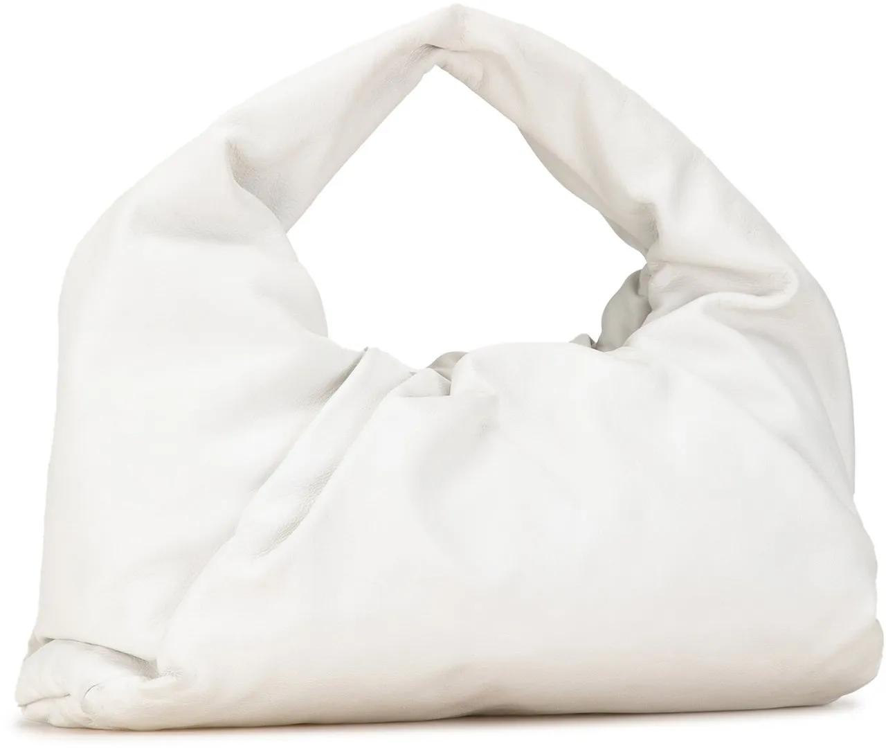 Thumbnail - Bottega Veneta Hobo Bags - 2018-2023 Lambskin The Shoulder Pouch - Gr. unisize - in Weiß - für Damen