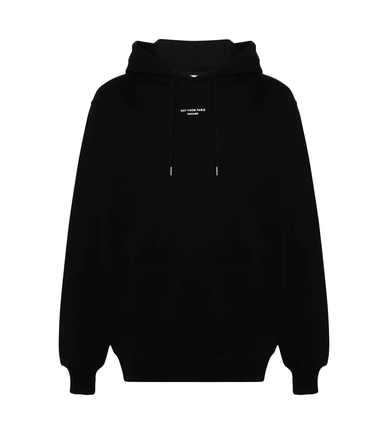 Drôle De Monsieur - Hoodie mit Slogan - Größe XXL - schwarz