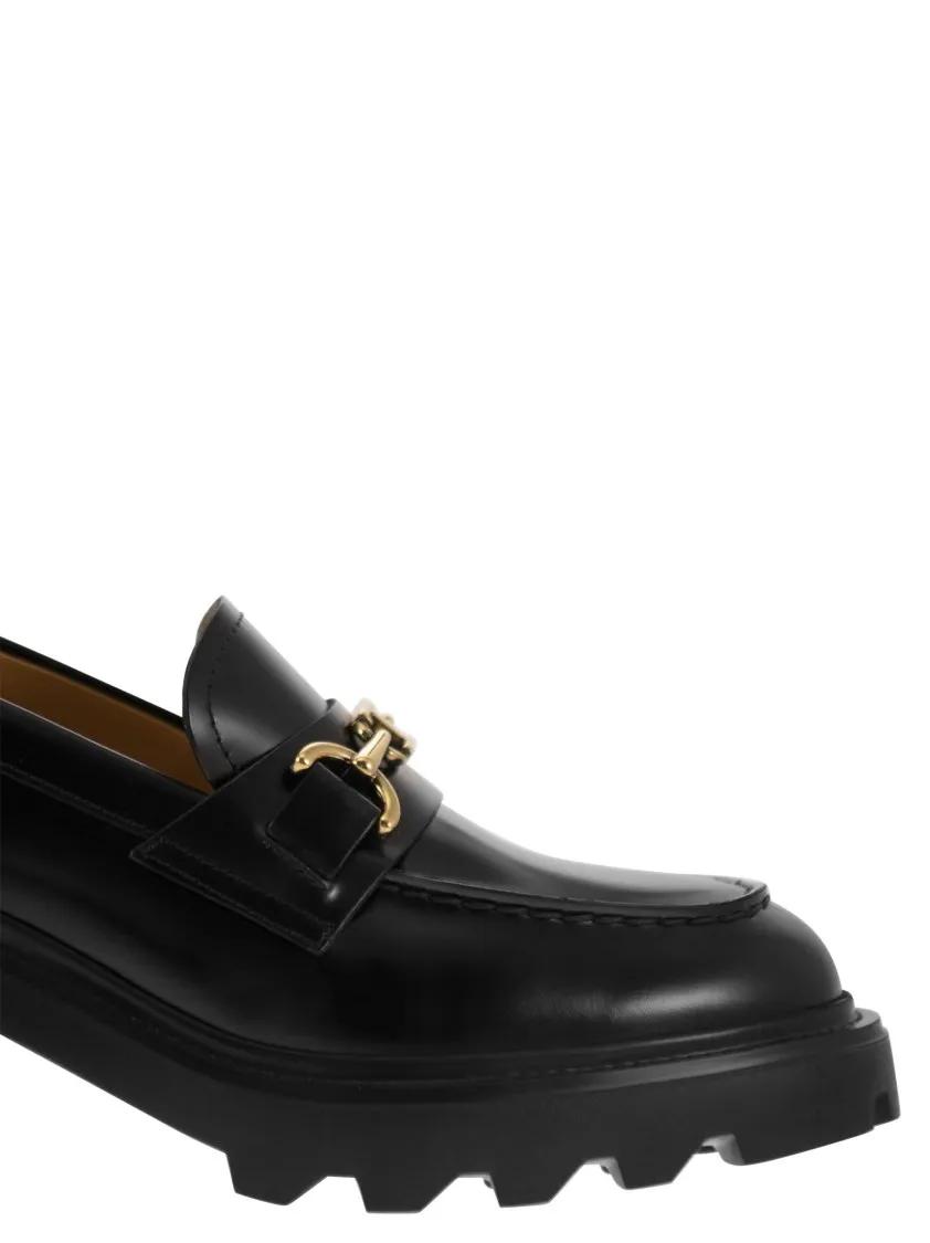 Thumbnail - Leather Moccasin With Carrarmato Bottom - Gr. 40 (EU) - in Schwarz