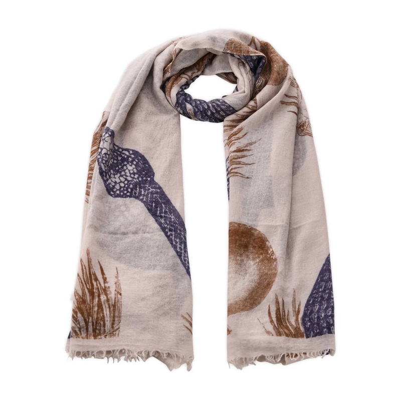 Friendly Hunting Leichter Schal Schal aus Kaschmir Braun