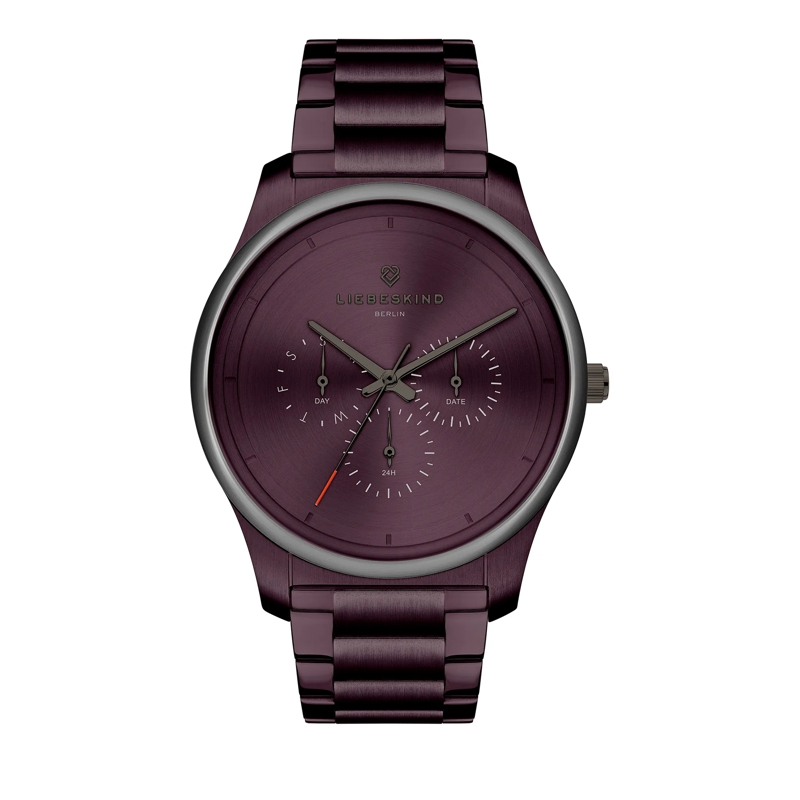 Liebeskind Berlin Automatikuhr Edelstahl Classic x Trends lila