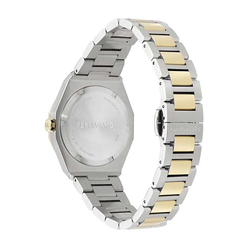 Salvatore Ferragamo Quarzuhr Quarz-Analoguhr Versilia 3H grün(Image 3)