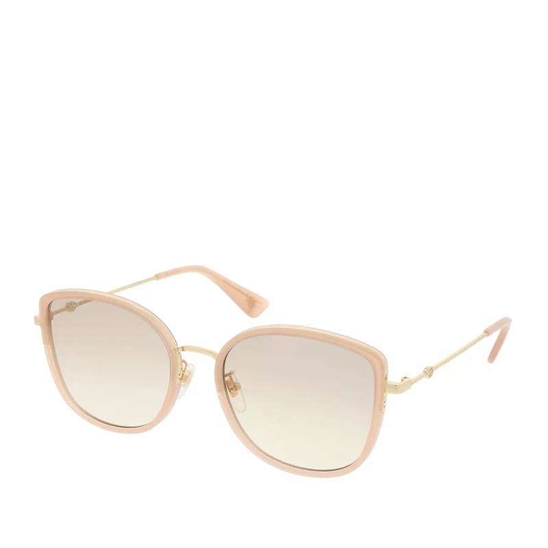 Gucci Sonnenbrille GG0606SK 56 Havana/Gold/Pink