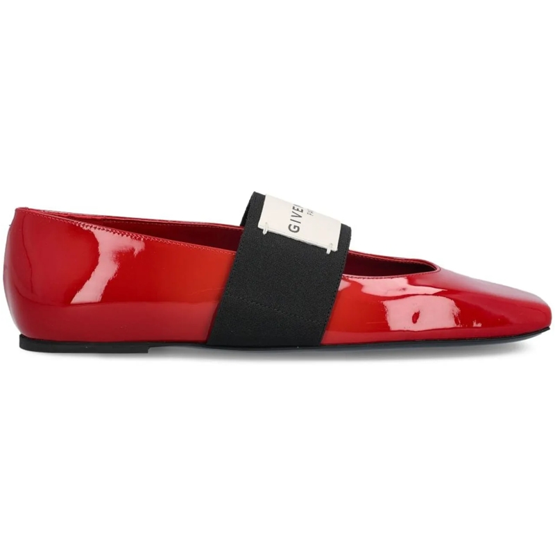 Givenchy Ballerines Flat Shoes Red rot