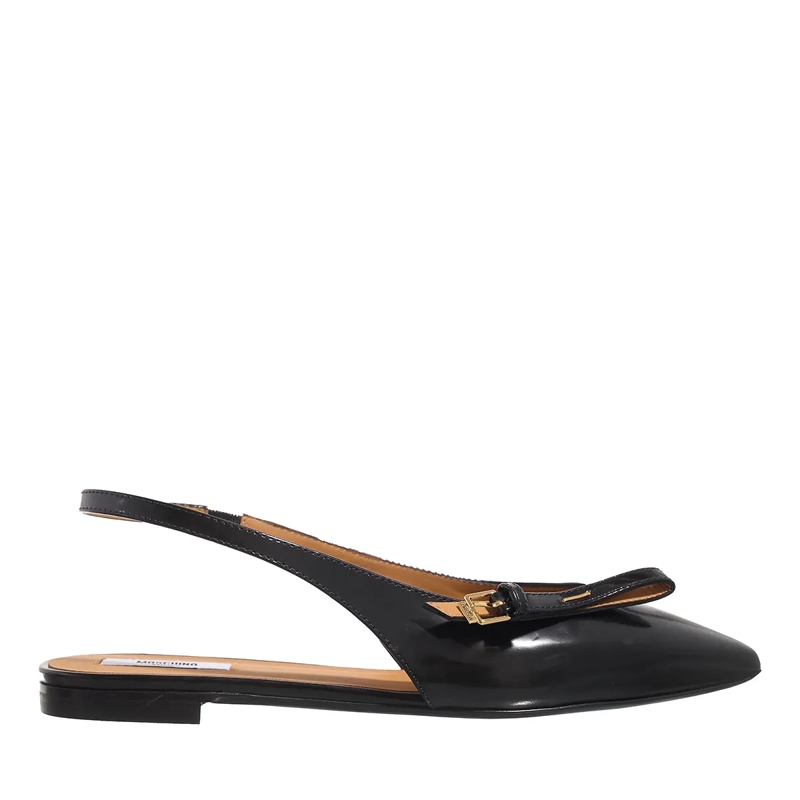 Moschino Mules Buckled Bow Nero