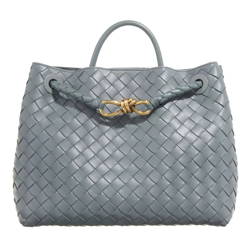 Bottega Veneta Borsa Nappa Bag slate-m brass-slate Draagtas