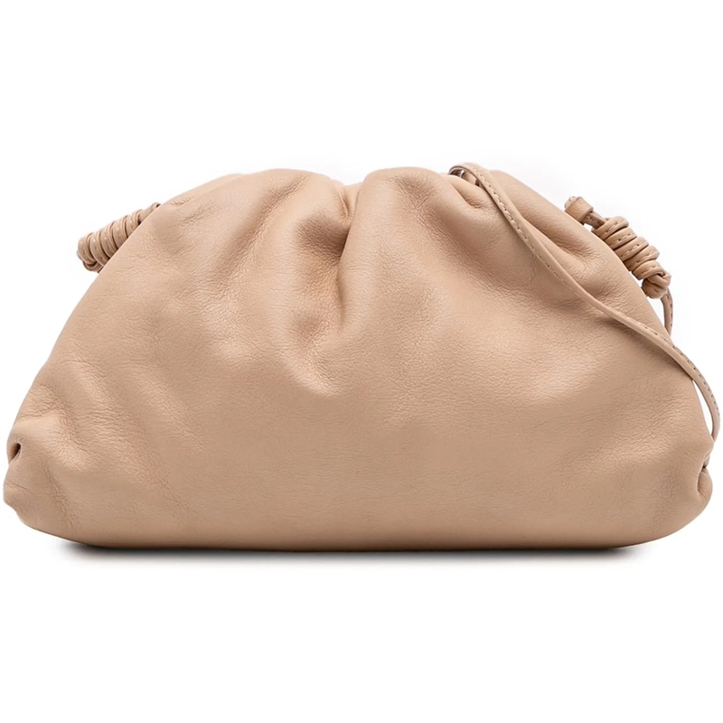 Bottega Veneta Sac à bandoulière Lambskin The Mini Pouch Crossbody braun