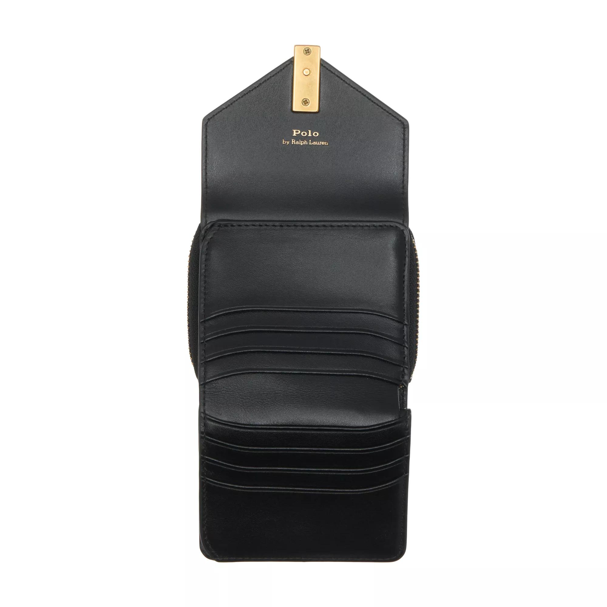 Thumbnail - Polo Ralph Lauren Portemonnaie - P Id Compact-Wallet-Small - Gr. unisize - in Schwarz - für Damen