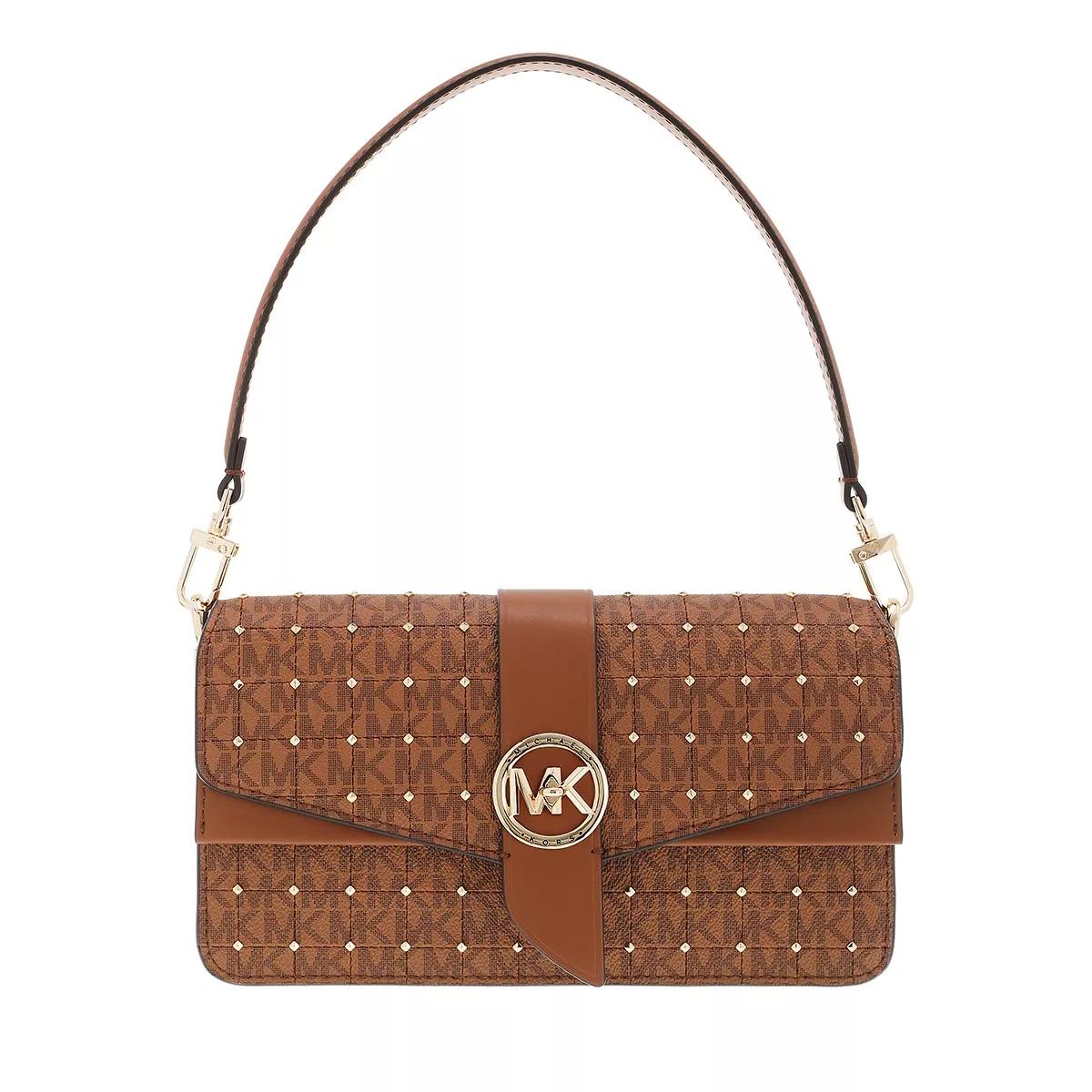 Michael Kors Greenwich Medium Convertible Shoulder Bag Luggage