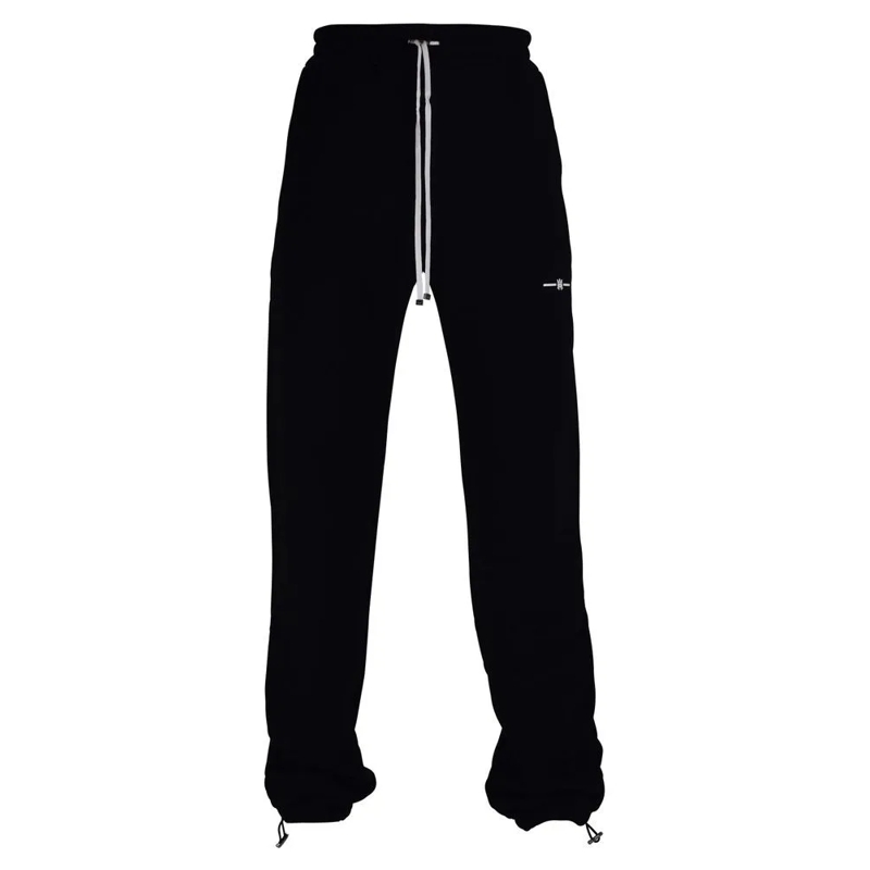 Amiri Jogginghose Black Cotton Jogging Pants With Signature Prints Black