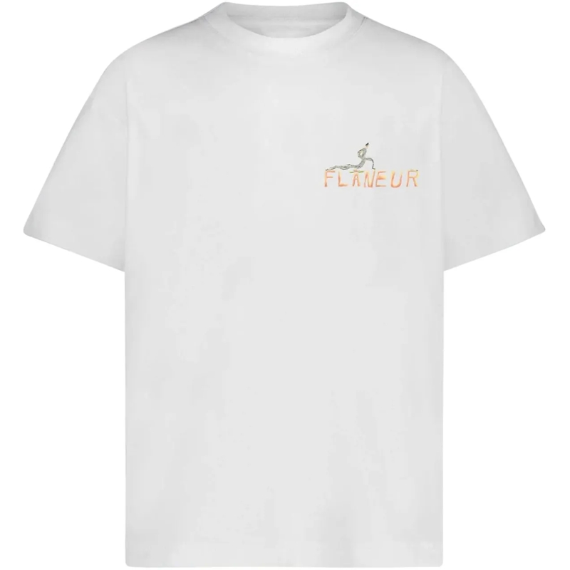 Flâneur T-shirt Passage Of Time White weiß