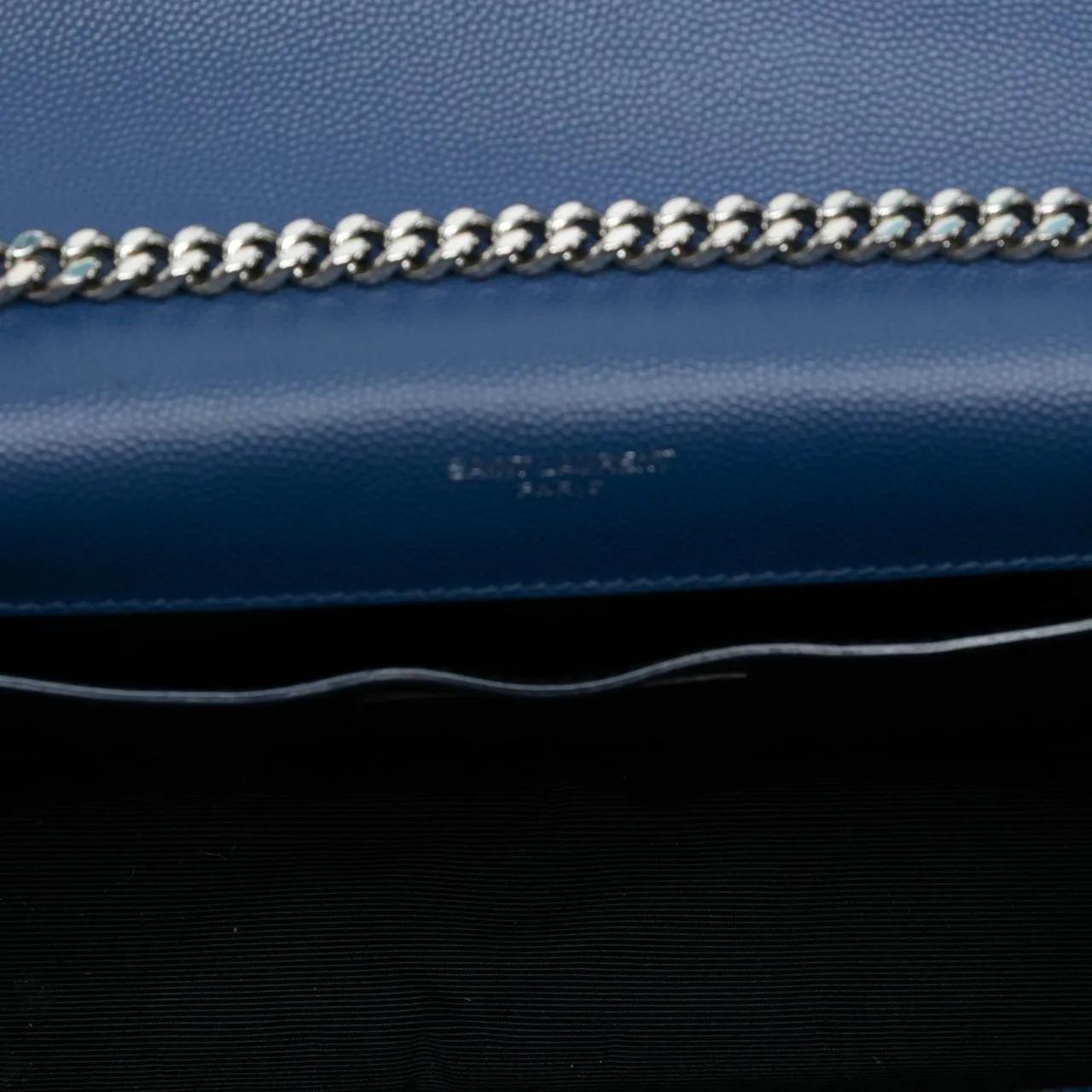 Thumbnail - Saint Laurent Hobo Bags - Medium Grain De Poudre Monogram Kate Crossbody - Gr. unisize - in Blau - für Damen