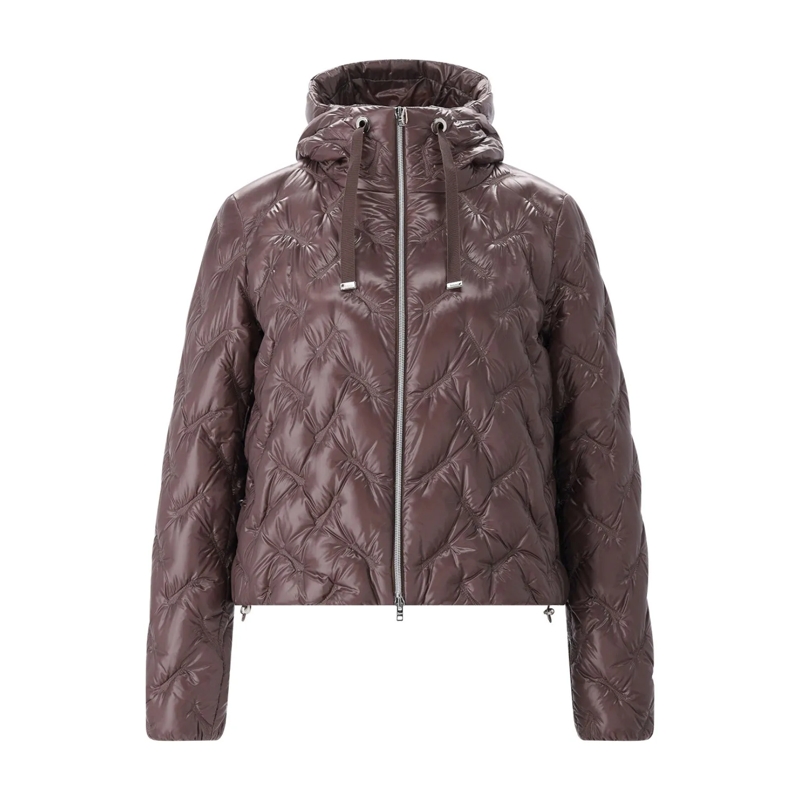 Herno Übergangsjacke Leichte Steppjacke mit Daunen braun