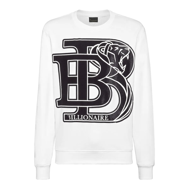 BILLIONAIRE Top Sweatshirt weiss