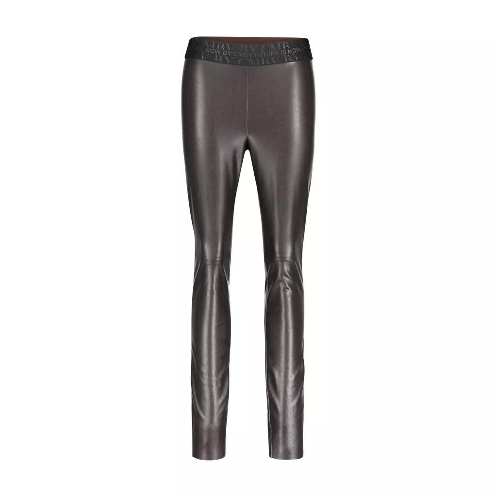 Cambio - Hose aus glänzendem Lederimitat - Größe 40/31 - brown