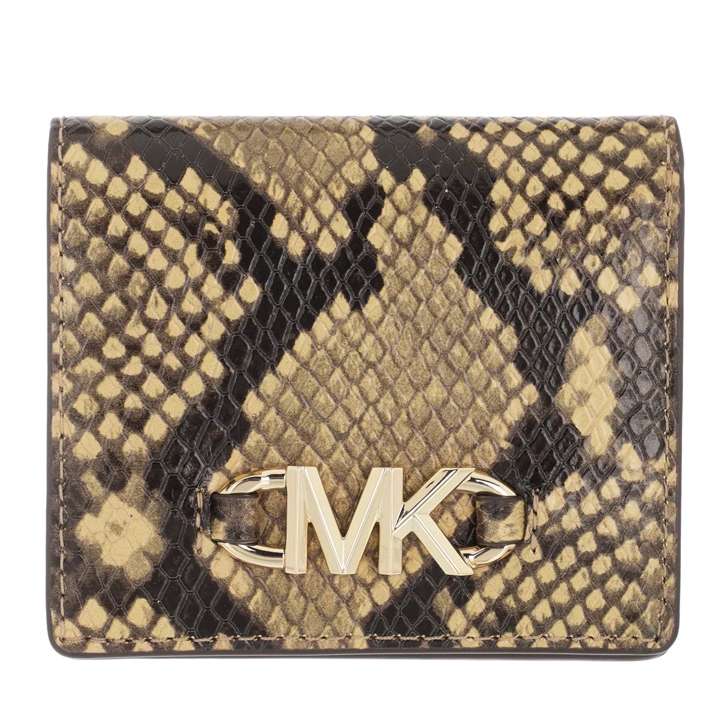 Michael Kors Izzy Sm Id Billfold Camel Bi Fold Wallet