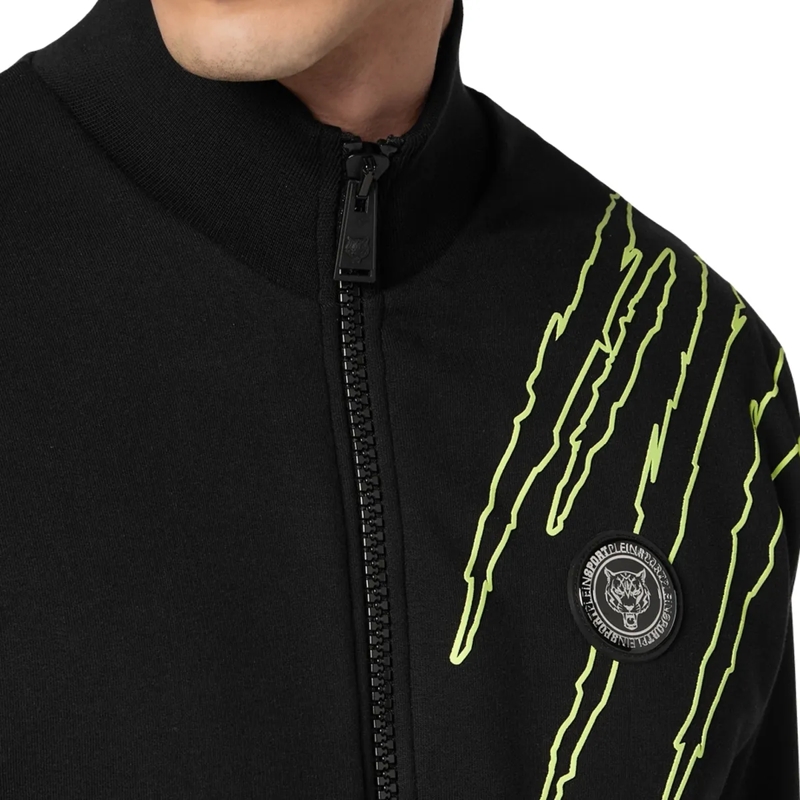 Plein Sport Daunenjacke Sweatjacke Scratch schwarz(Image 5)