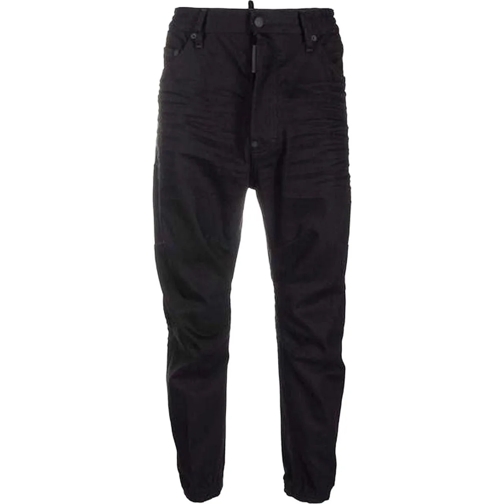 Dsquared2 Rechte Been Jeans Dsquared2 Black Bull Denim Jeans schwarz