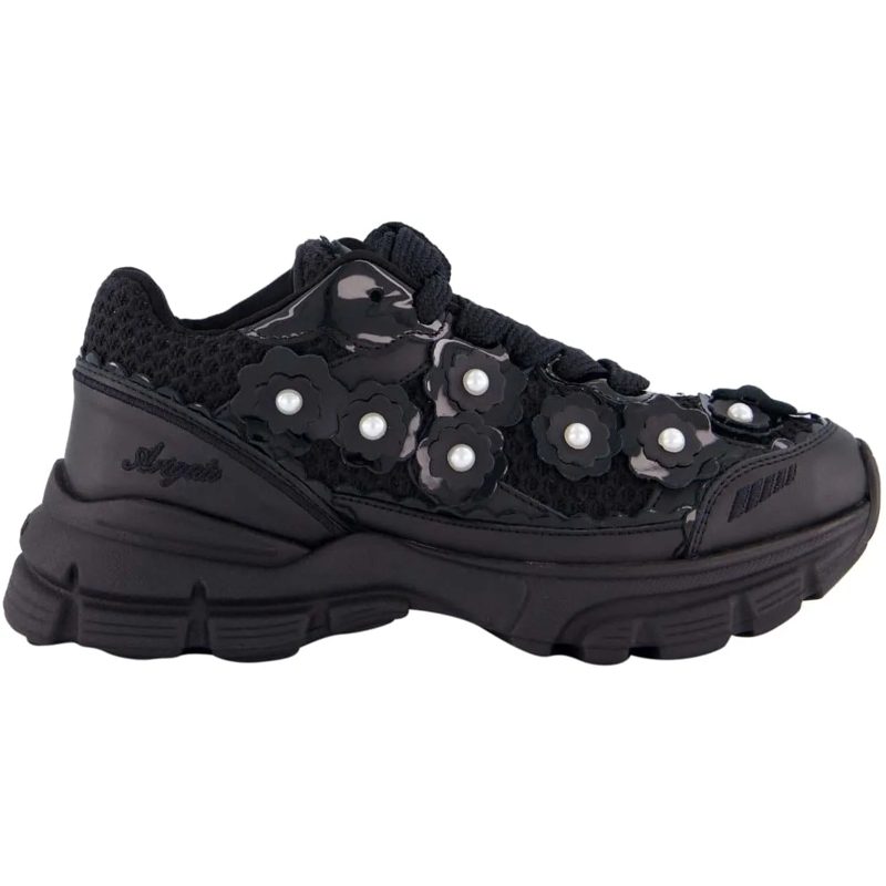 Axel Arigato Sneaker basse Dames Marathon Flwr Runner Zwart schwarz