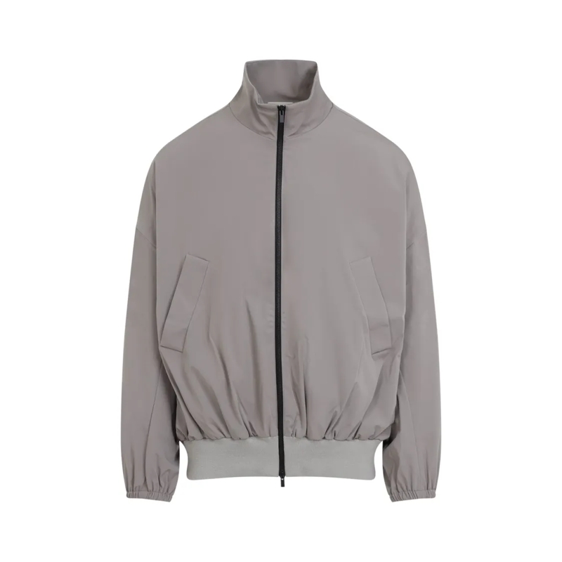 FEAR OF GOD  Brown Premium Blend Jacket With High Collar Neutrals