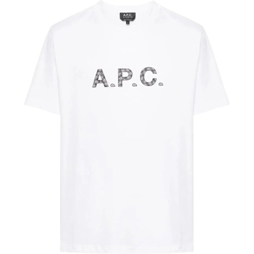 A.P.C. T-shirts t-shirt james white weiß