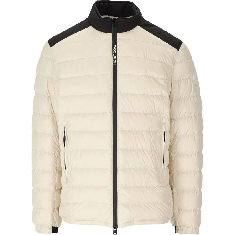 Woolrich Parka Bering Tech Cream Down Jacket White weiß