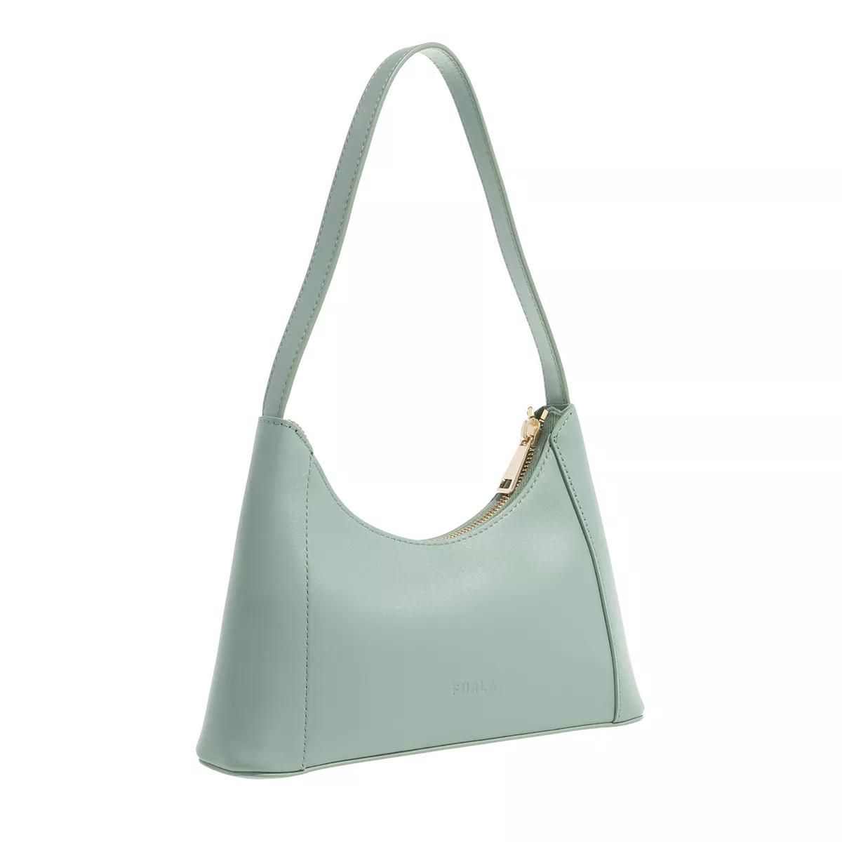 Furla Diamante Shoulder Bag Mini Mineral Green Gre