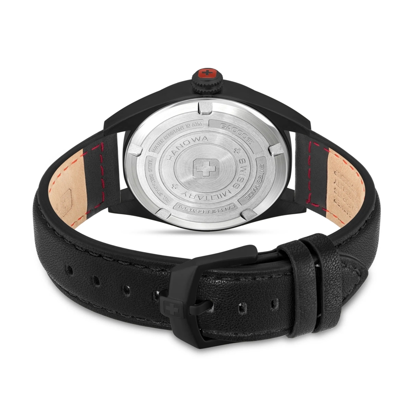 Swiss Military Hanowa Automatikuhr Quarzuhr Greyhound schwarz(Image 3)