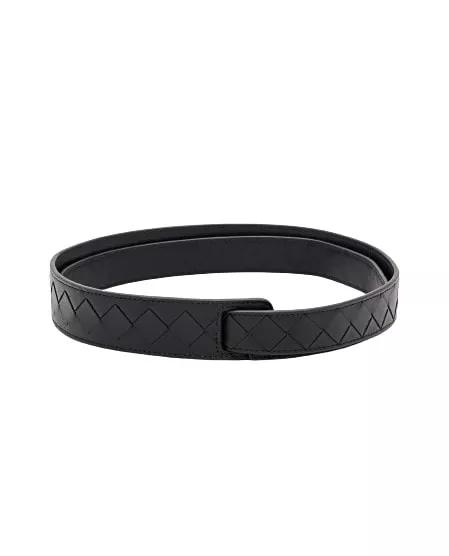 Bottega Veneta Gürtel - Leather Belt - Gr. L - in Schwarz - für Damen