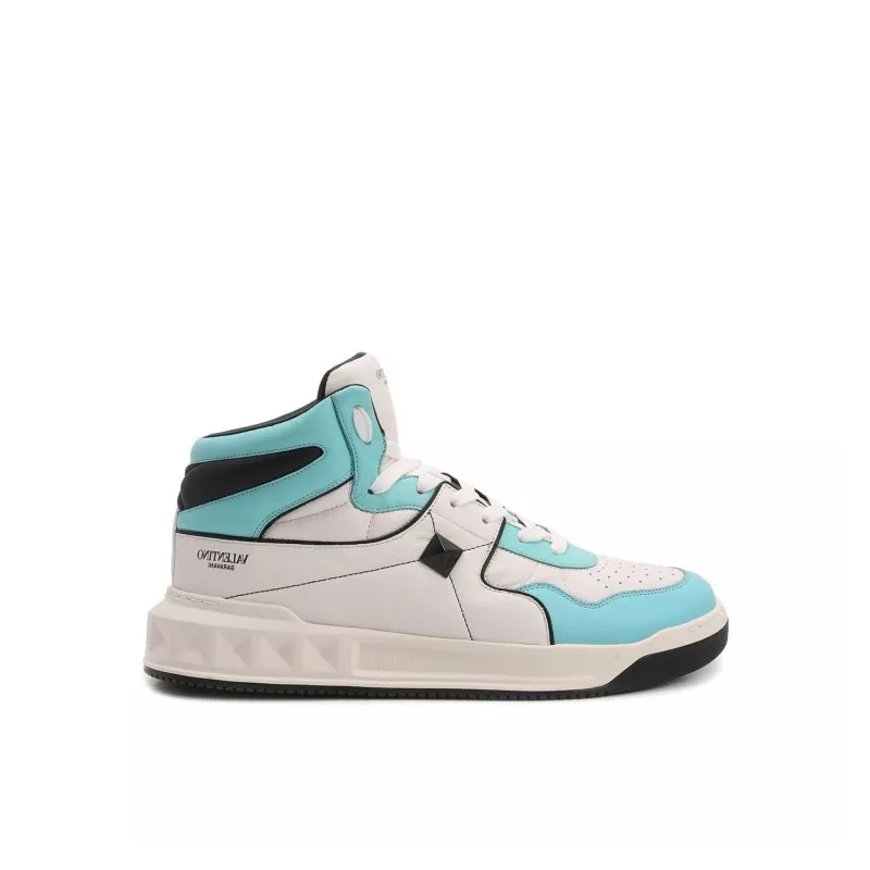 Valentino Garavani High-Top-Sneaker White One-Stud Sneakers White