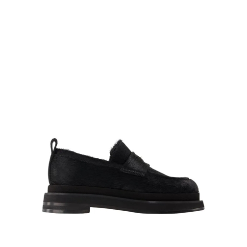 Simone Rocha Ballerine Heart Toe Loafers - Leather - Black Black